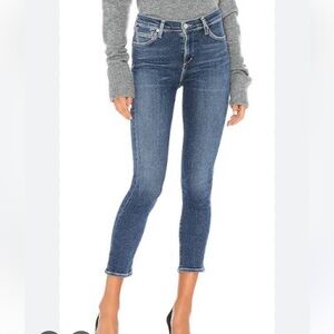 Citizens Of Humanity (REVOLVE) Rocket Crop Mid-rise Skinny medium wash jeans 30